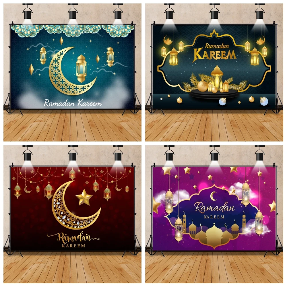 Фон для фотосъемки с изображением мусульманского Рамадана размер в ассортименте