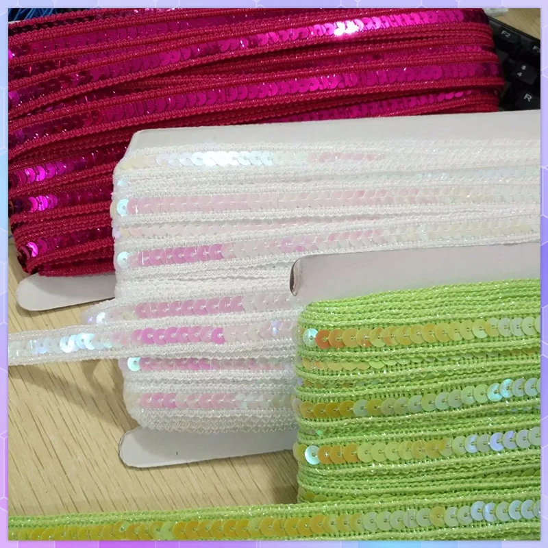 

Loose Round Flat Sequins Laser Giltter Paillettes Sequins For Crafts Sewing Cloth Accessories Sequin Trim Trimmings For Clothes