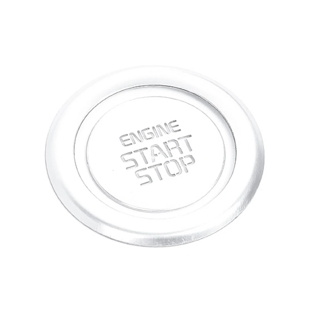 Автомобильная кнопка запуска двигателя крышка стоп-ключ наклейка на
