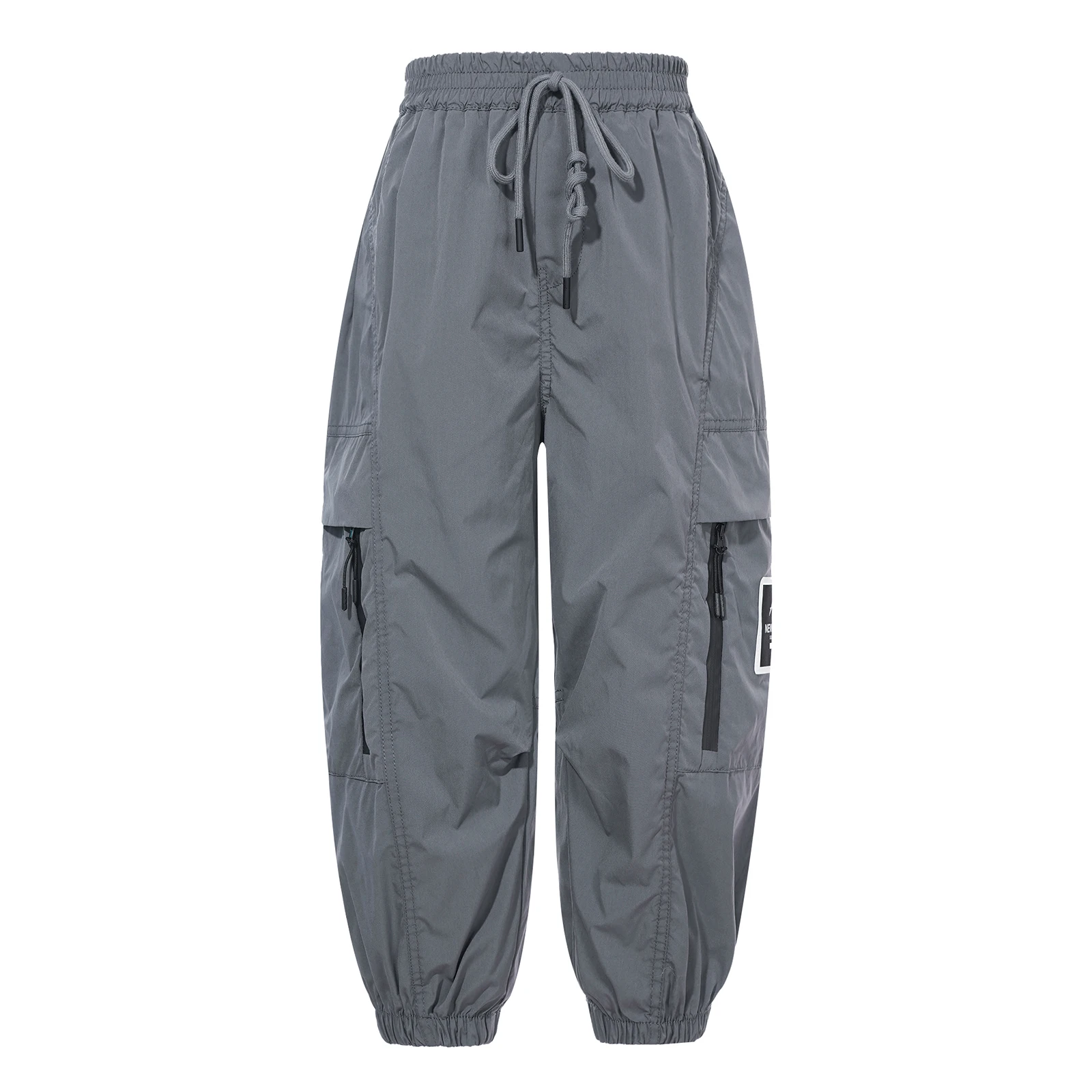 

Kids Boys Fashion Zipper Pockets Cargo Pants Soft Breathable Mid Waist Trousers for Street Dance Skateboarding Casual Daily Wear