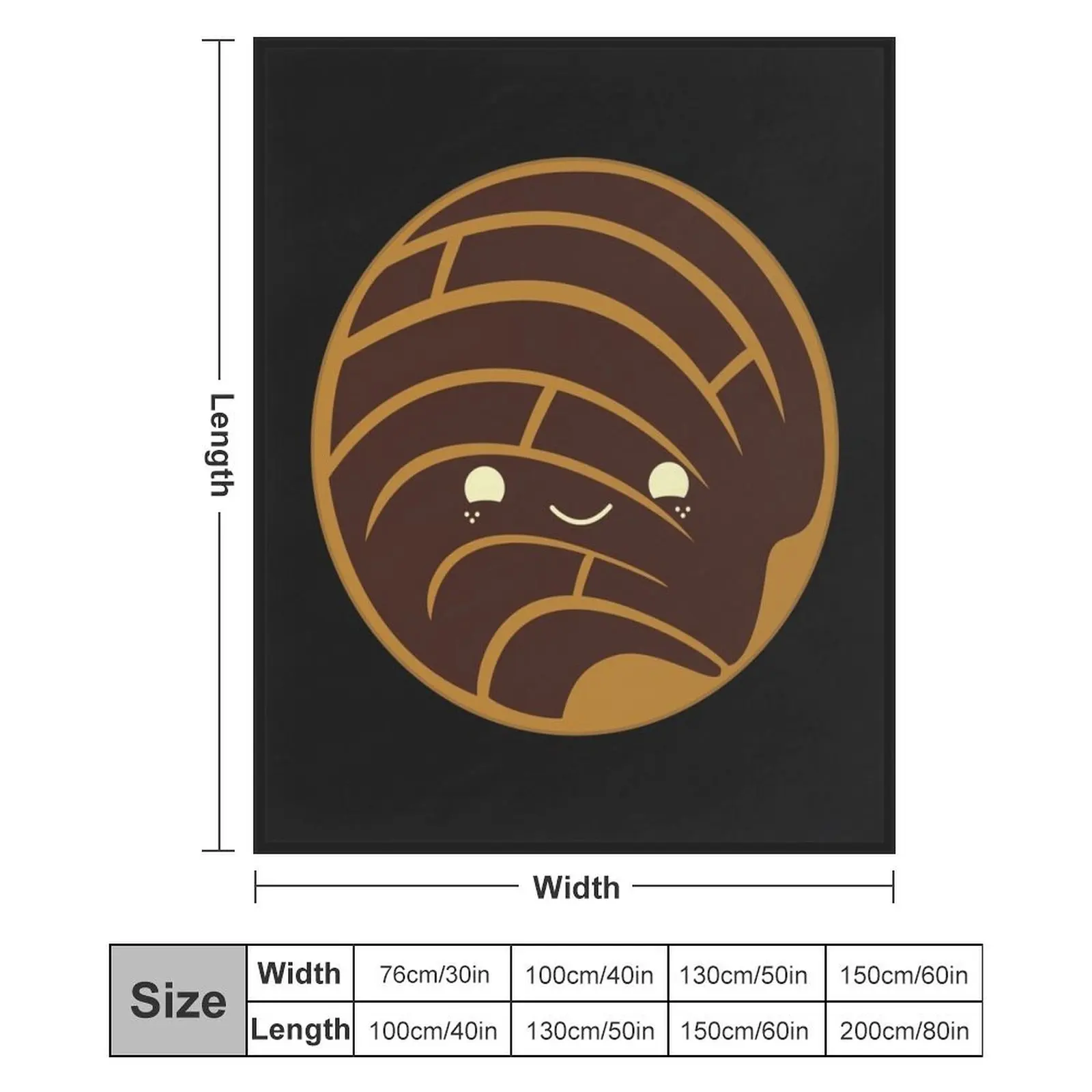 Шоколадное одеяло Concha Pan Dulce (мексиканский сладкий хлеб) Идеи подарков на День