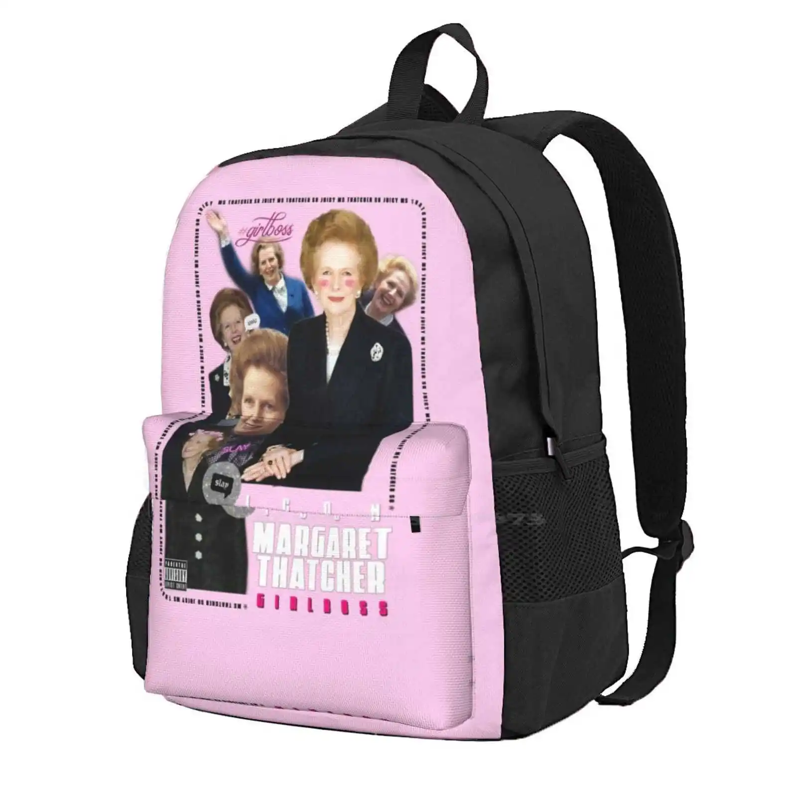 

Дорожный рюкзак для ноутбука Маргарит Тэтчер, девочка руководителя, политическая сатира, Великобритания, Мэгги Тэтчер