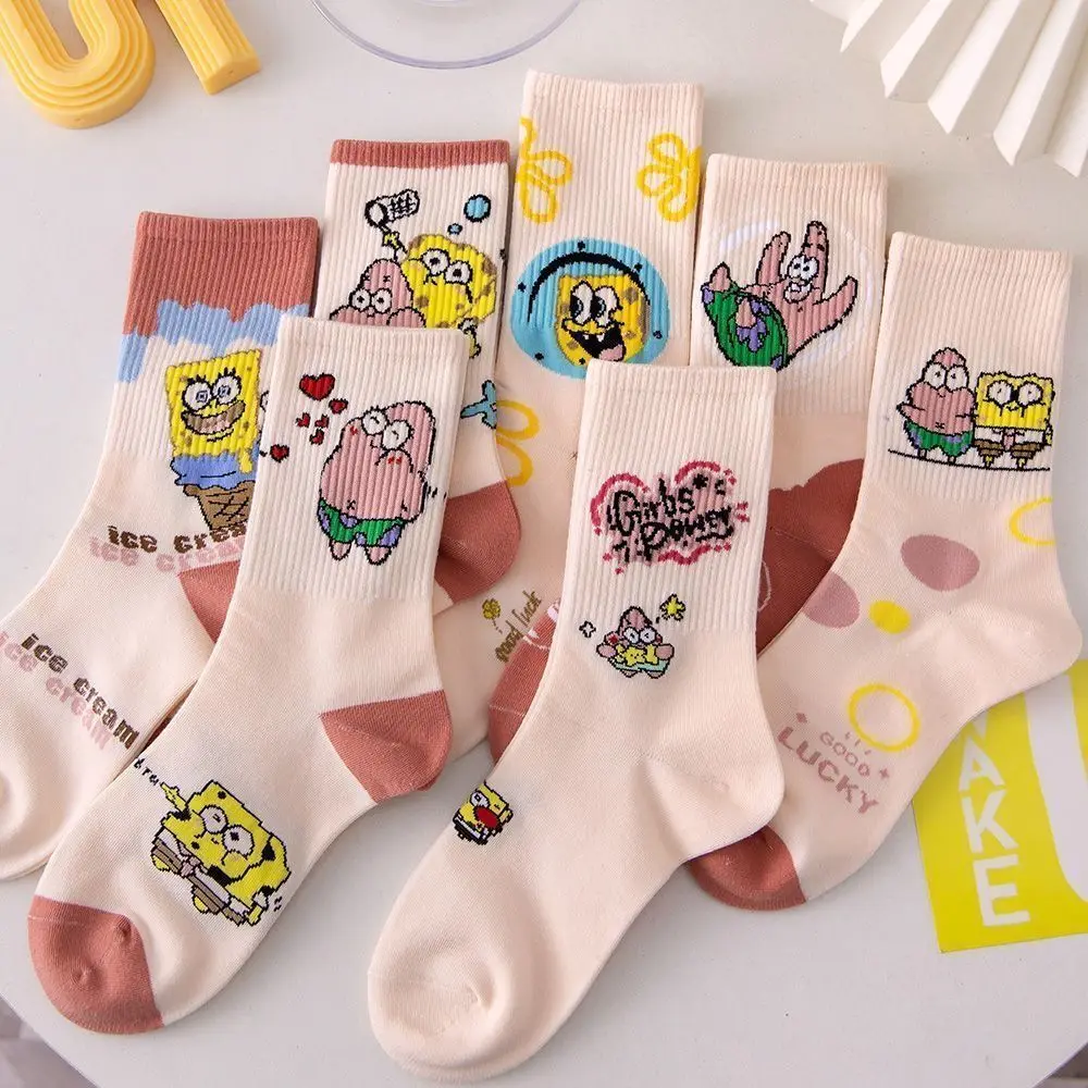 

Funny Cute Plush Socks Happy Time Close Brothers Cartoon Sports Cotton Couple Sponge Socks Cosplay Skateboard Sockings Gift