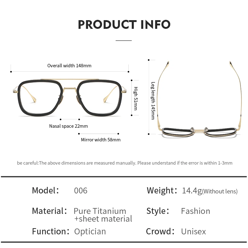 CLLOIO классические железные мужские очки для чтения по рецепту роскошные из
