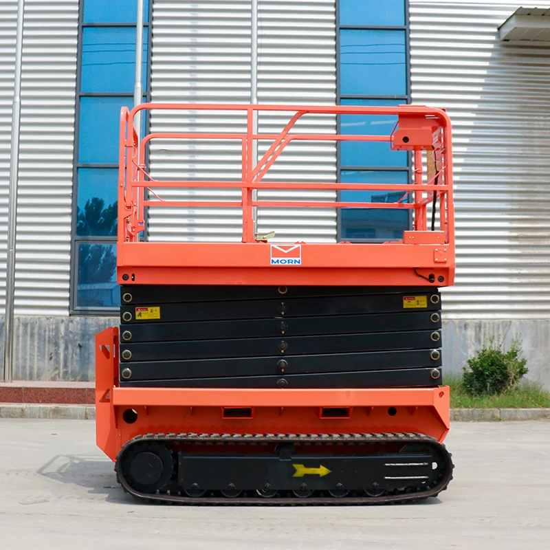 

MORN 4m 6m 8m 10m 12m Electric Track Crawler Scissor Lift Man Lift Diesel Tracked Scissor Lift with CE ISO