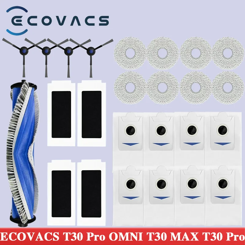Запасные части для робота-пылесоса ECOVACS T30 PRO OMNI / T30S YEEDI M12 Pro+