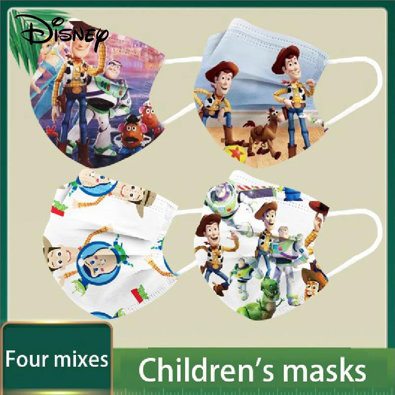 

Disney Game Masks Disposable Face Mask 3 Layers Filter Dust Breathable Mascara Cartoon Kawaii Printing Children Mouth Masks