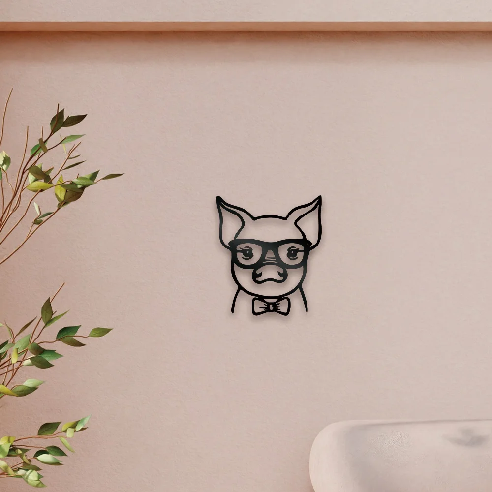 1 шт. Настенный декор Мистер Свинка