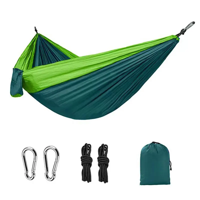 

Portable Outdoor Camping Hammock 1-2 Person Go Swing Hanging Bed Ultralight Tourist Sleeping Hammock Canvas Material