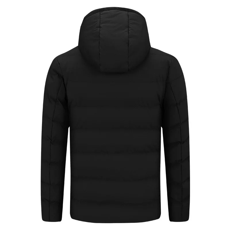 Fashion Men Jacket Intelligent Fever USB Winter Outdoor Electric Heating Warm Sprots Thermal Coat Clothing Heatable Cotton