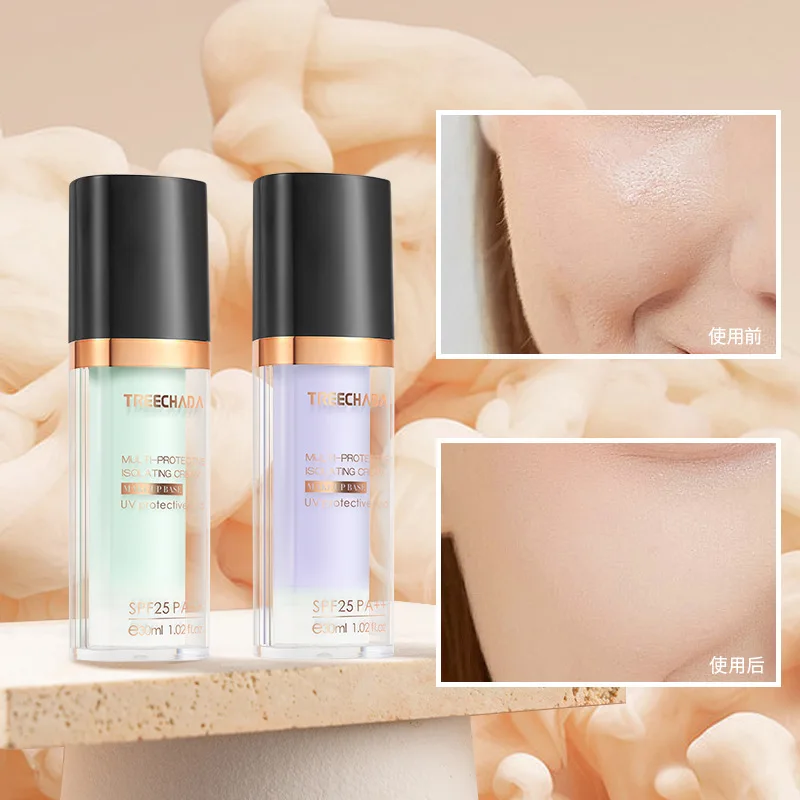 Крем-изолятор TREECHADA SPF25 + Солнцезащитный праймер для макияжа основа увлажняющая