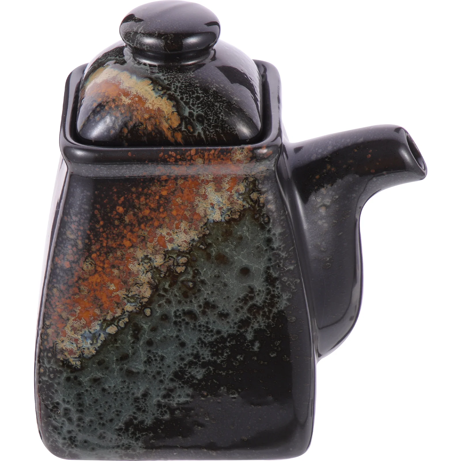 

Condiment Ketchup Household Oil Pitcher Soy Sauce Dispenser Soy Sauce Bottle Ceramic Oil Dispenser for Kitchen Storage Home