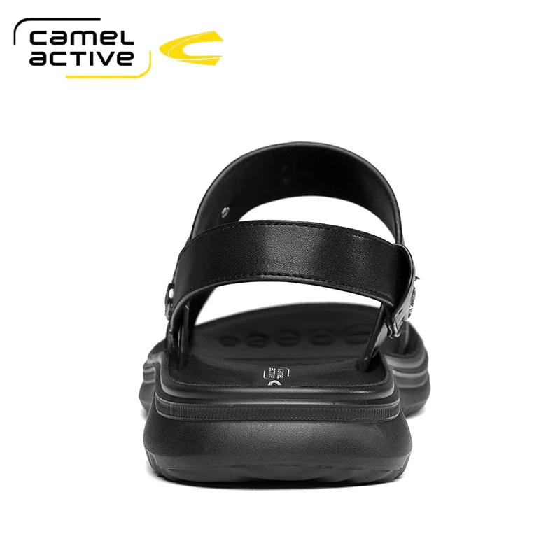 Мужские сандалии на плоской подошве Camel Active коричневые повседневные пляжные из