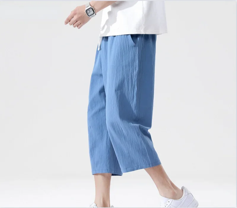 Бриджи мужские летние с эластичным поясом 6 цветов