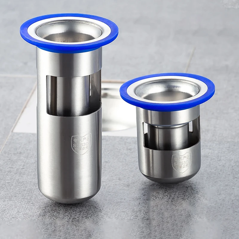304 Stainless Steel Deodorant And Insect Proof Floor Drain Core Deep Water Seal U-type Bathroom Toilet Sewer | Обустройство дома