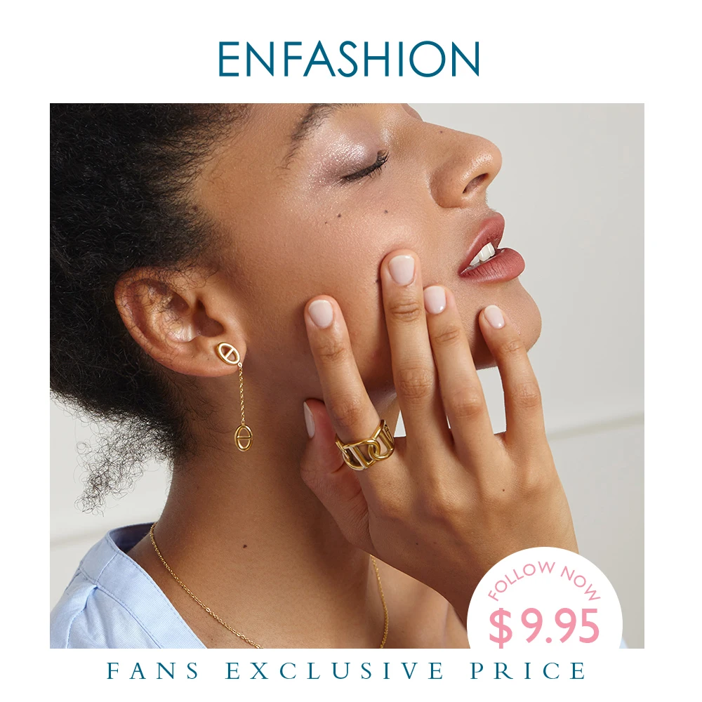 ENFASHION полые кольца в стиле панк для женщин вечерние модные украшения из