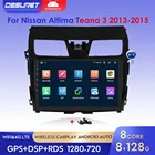 Автомагнитола для Nissan Altima Teana 2013-2015, 2DIN, Android 10, 2 Гб ОЗУ, 32 Гб ПЗУ, 4G, LTE, 10,1 дюйма, мультимедийная система с GPS-навигацией, Wi-Fi, SWC, BT