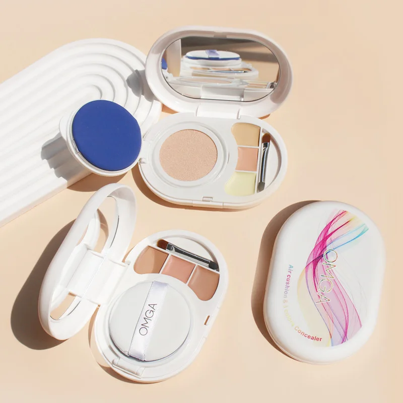 Набор для макияжа OMGA консилер воздушная подушка 2 в 1 тонизации и осветления
