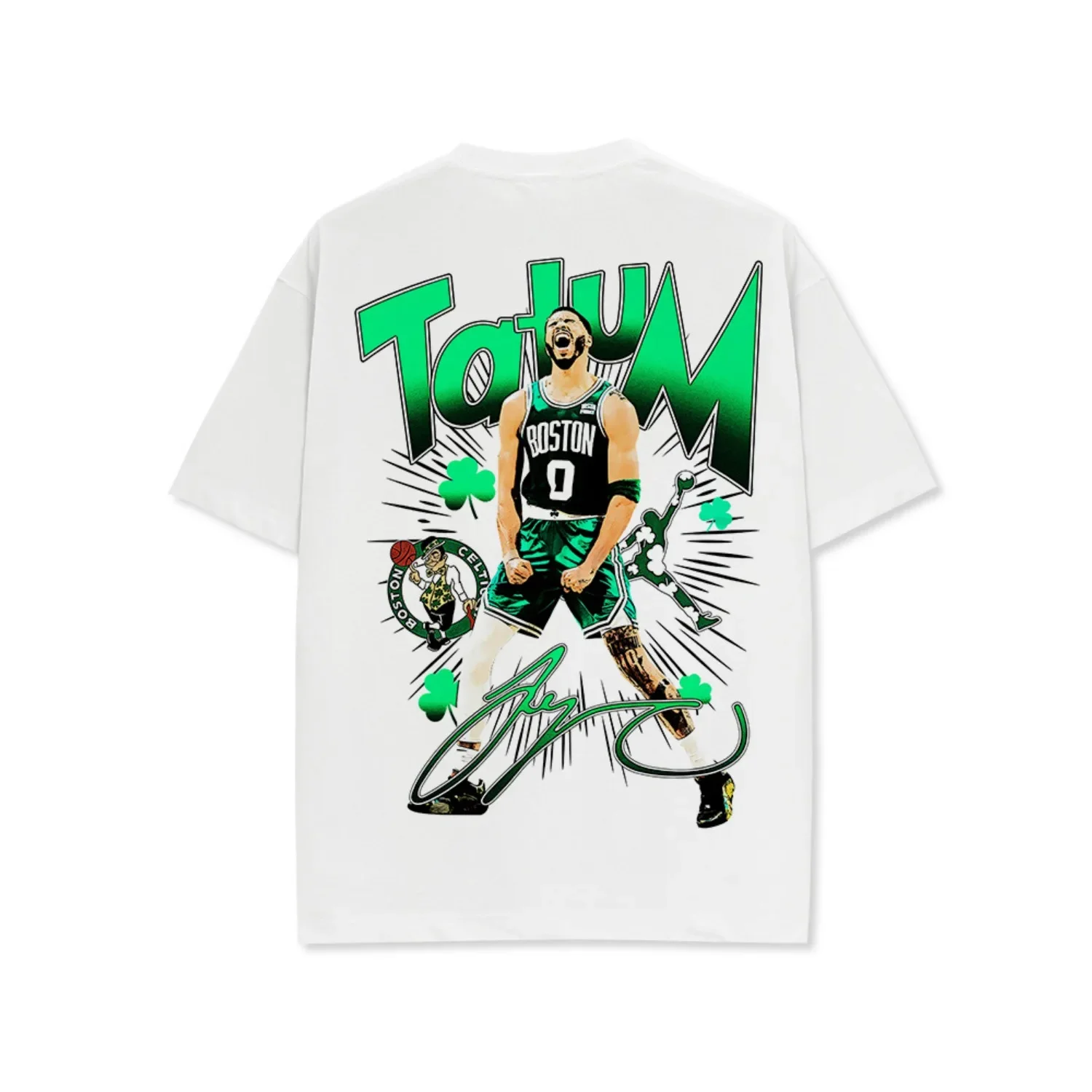 Винтажная американская Татум двухсторонняя Футболка с принтом коротким рукавом