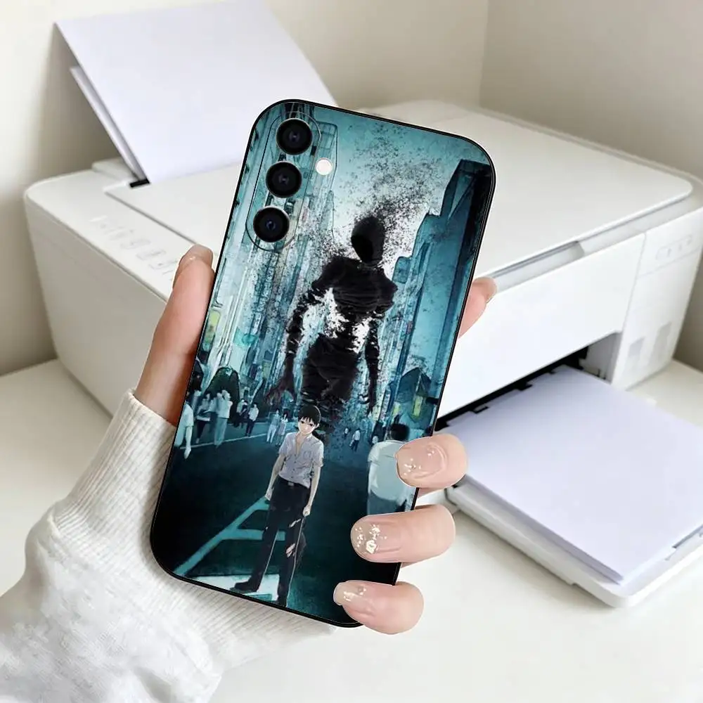 Фото Чехол для телефона Anime Superpower Kei A-Ajin для Samsung A73 20,21s,22,31,32,52,53,72, мягкий черный корпус №3
