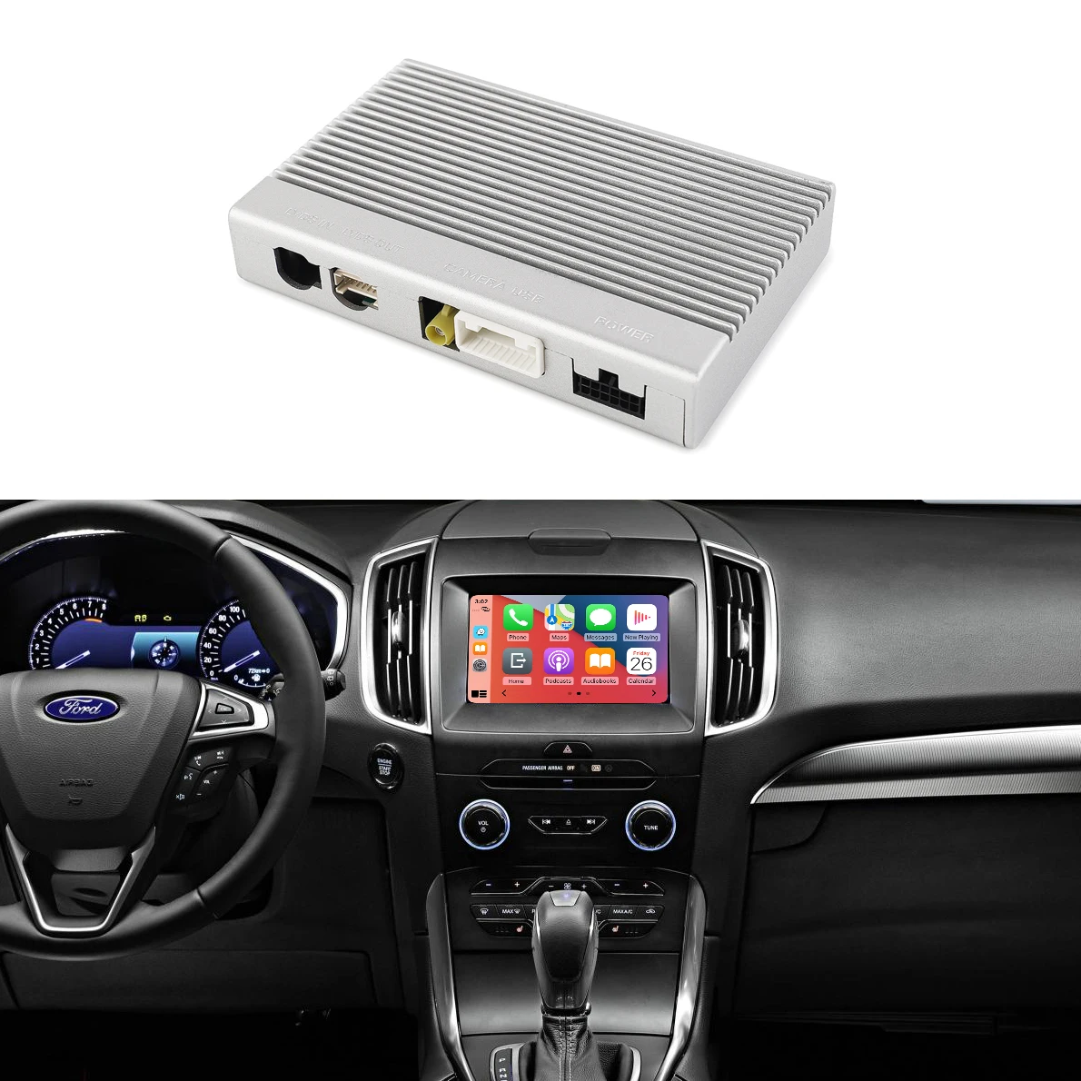 

Road Top Wireless Car Carplay Box Android Multimedia Video Interface Box Decoder Carplay for Ford Flex