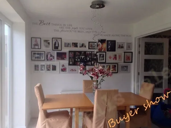 Лучшие вещи в жизни виниловые наклейки на стену ~ любовь воспоминания настенная