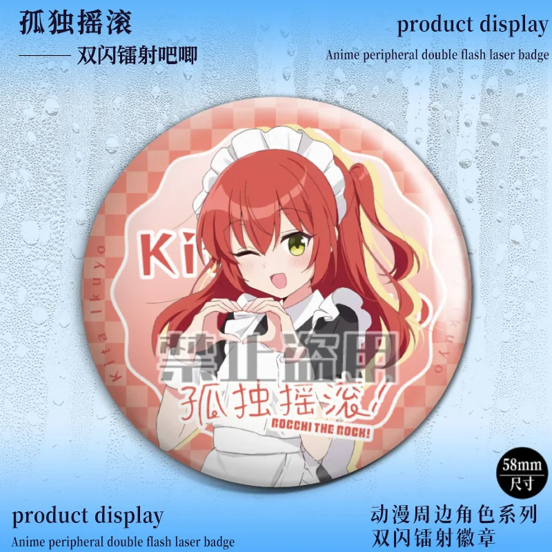 Аниме BOCCHI THE ROCK! Фигурки Gotoh Hitori Kita Ikuyo Ijichi Nijika кавайный металлический значок для