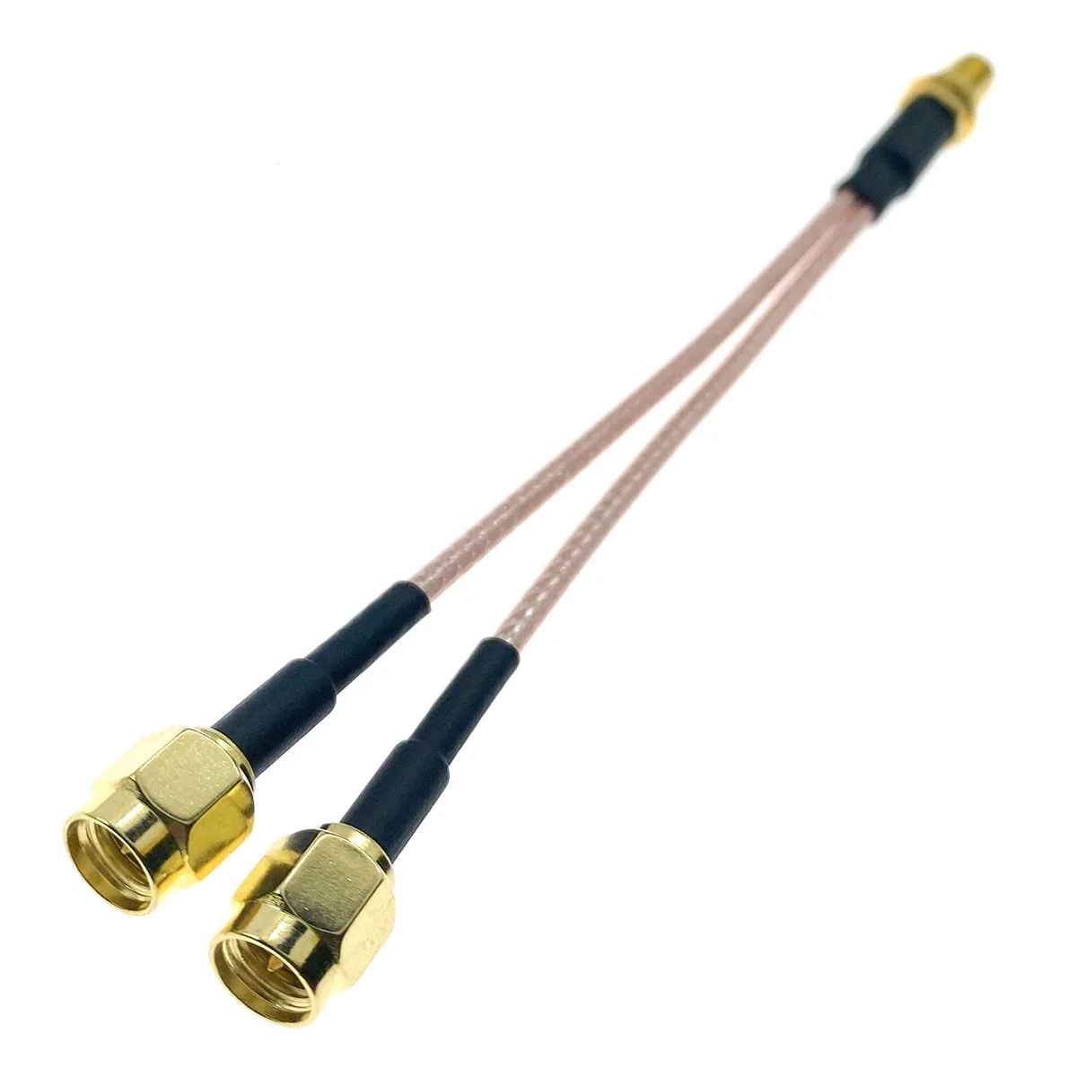 SMA мама на 2xSMA папа антенный удлинительный кабель разветвитель Y-типа косичка