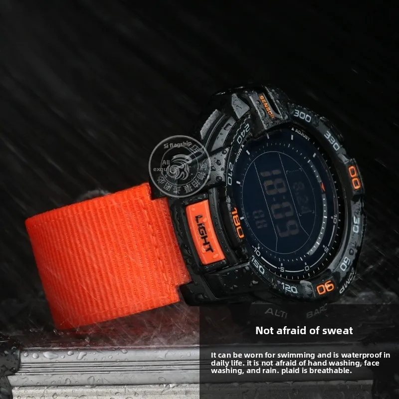 Фото Нейлоновый ремешок для часов Casio G-Shock DW-5600 GW-B5600 GM-5600 GM110 GA110 GM2100 GA900 AE1200, спортивный водонепроницаемый холщовый ремешок для часов №3