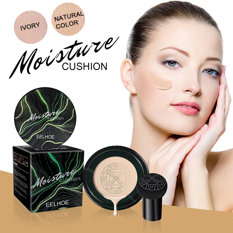 BB Cream Foundation Concealer Air Cushion Mushroom Head CC Whitening Makeup Cosmetics Waterproof Brighten Face Base Tone