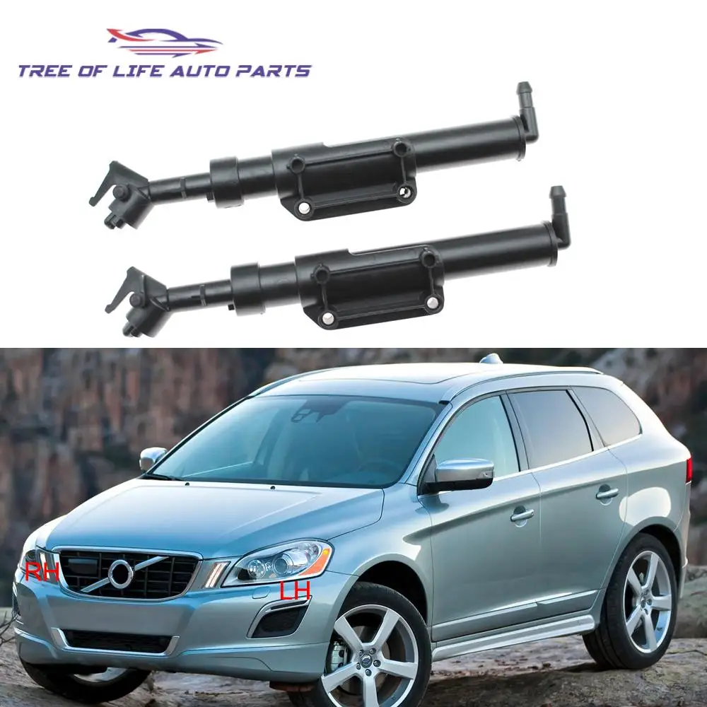 

31294406 31294407 Front Headlamp Headlight Cleaning Washer Spray Nozzle Jet Actuator For Volvo XC60 2009 2010 2011 2012 2013