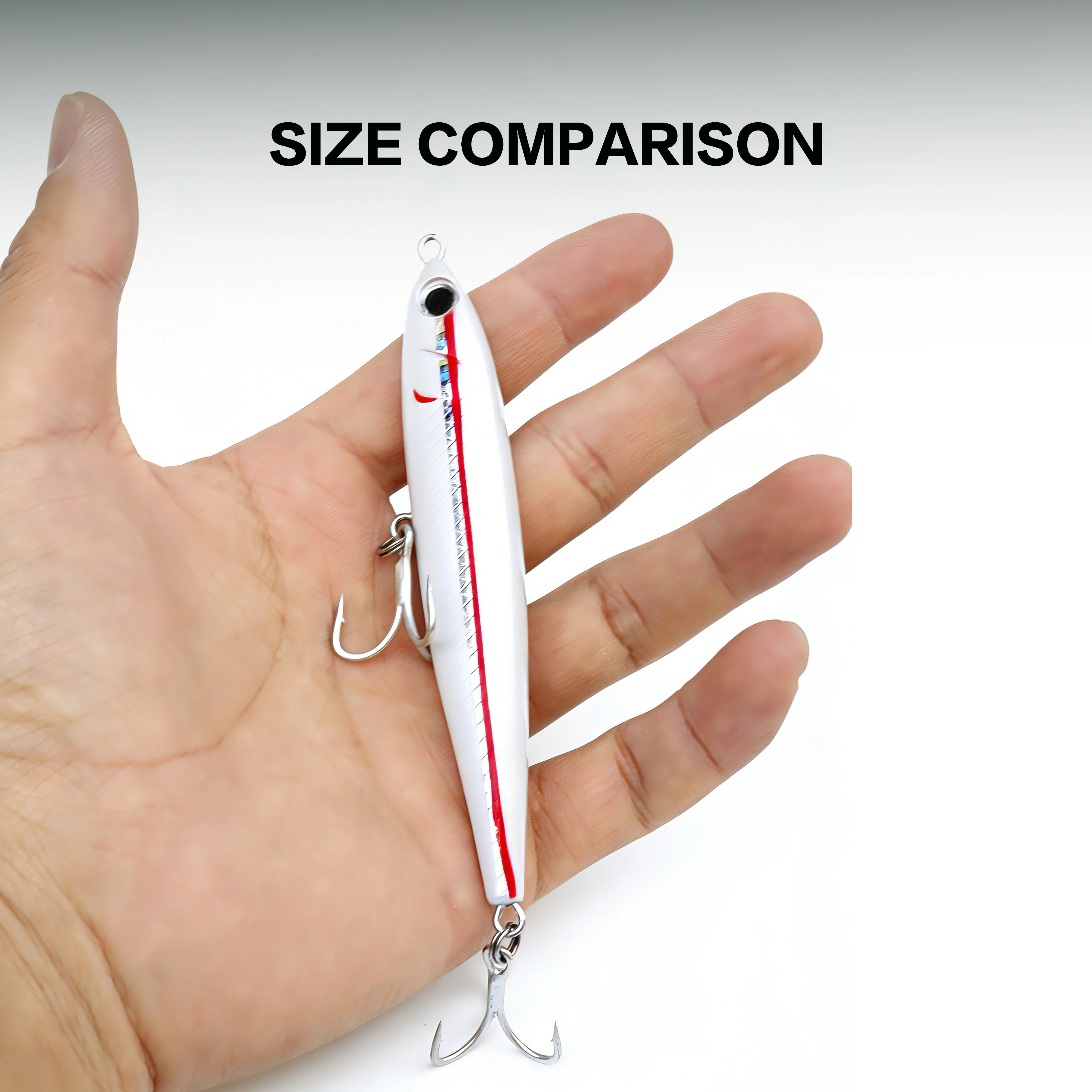 Воблер-слайдер DARK SKERRY Flying Slider Pencil Lure 110мм39г, бионическая искусственная приманка, специально разработанная для ловли крупной рыбы, 4X # 2 тонущих воблера (art.: 3920da3eba581) - 3920da3eba581