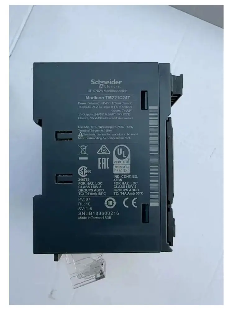 Б/у TM221C24T PLC протестирован