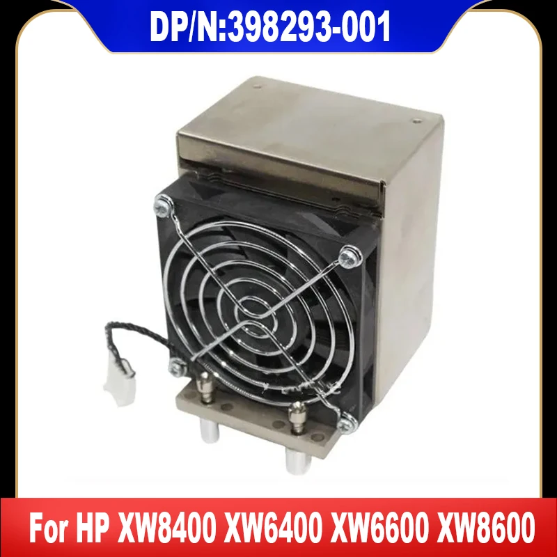 

398293-001 398293-002 398293-003 For HP XW8400 XW6400 XW6600 XW8600 Workstation Heatsink Radiator Fan Processor Cooler Radiator