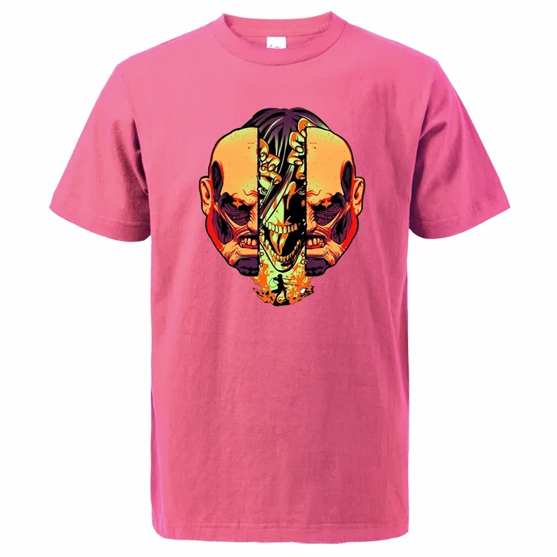 Attack On Titan 2024 летняя мужская футболка большого размера футболки с принтом в стиле