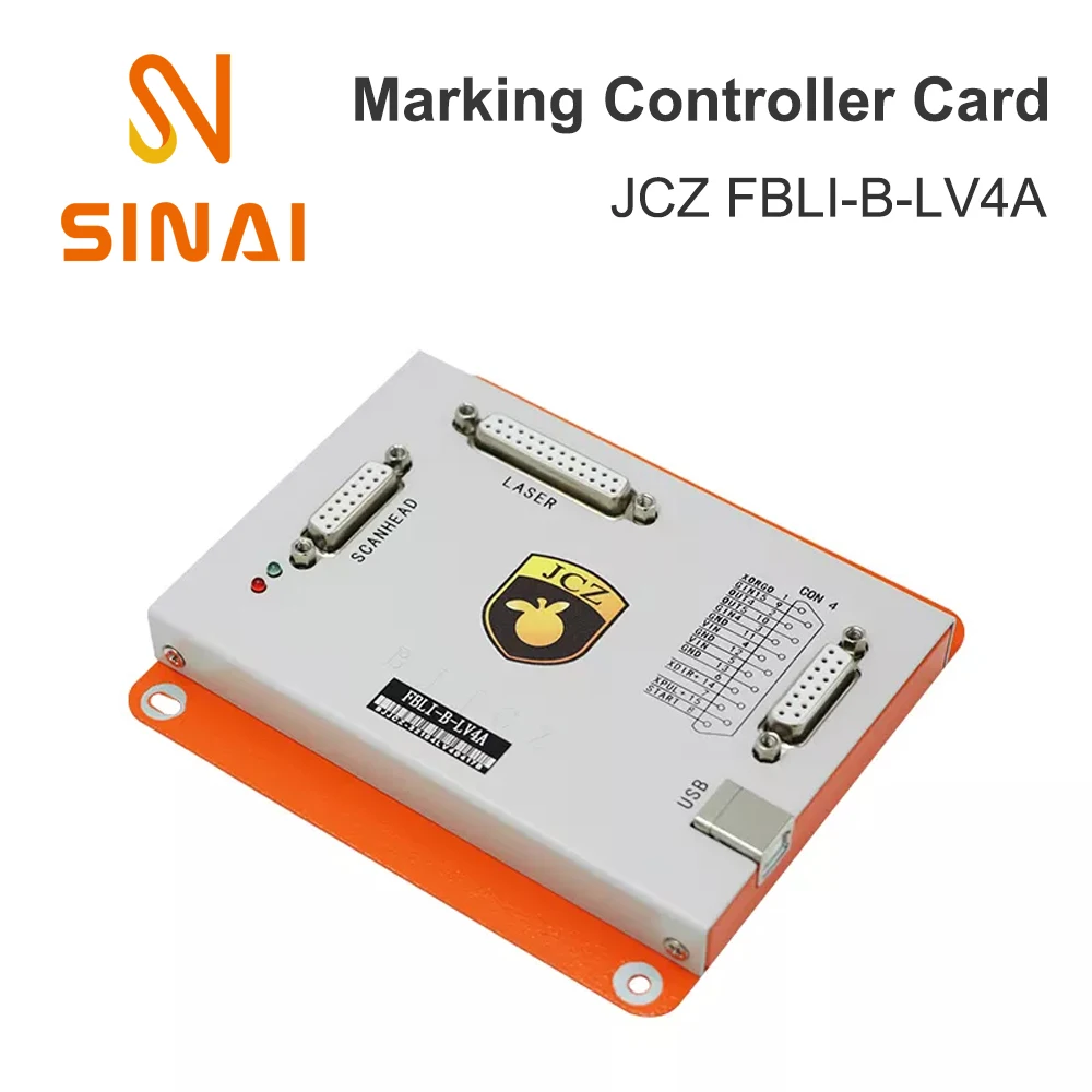 Enlarge BJJCZ Original Laser Marking Controller Card FBLI-B-LV4A With Extension Axis  for Fiber Laser Marking Machine IPG Raycus MAX JPT