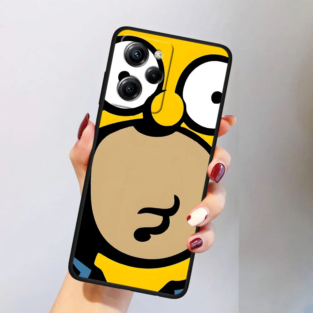 Чехол с изображением Гомера Симпсона для Xiaomi Mi 15T 14T 11 Lite 5G NE 13T 9 10T 11T Pro, черный, из ТПУ, мягкий, для мобильного телефона (art.: 3920dada8aae9) - 3920dada8aae9