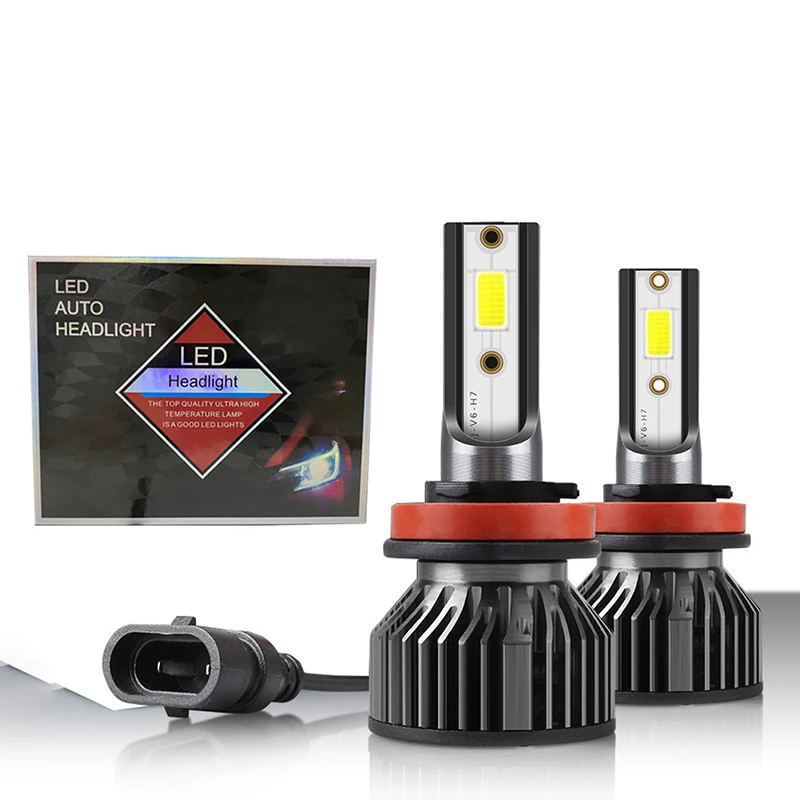 

2pcs 38W 6000LM Headlamp Car Headlight H8 H9 H11 LED Bulbs Auto Fog Light Kits Bulb Plug and Play