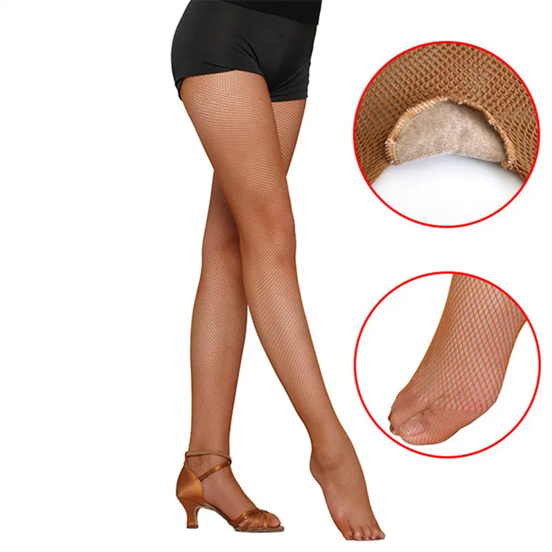 

Women Sexy Fishnet Tights Mesh Pantyhose Ballroom Latin Dance Elastic Sexy Stockings Large Size Female Stockings Hosiery
