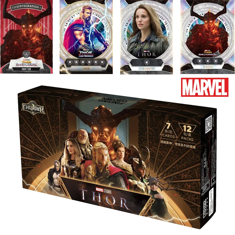 Оригинальная карта фирмы Marvel Thunder коллекционные карты Мстители Герои Тор Локи