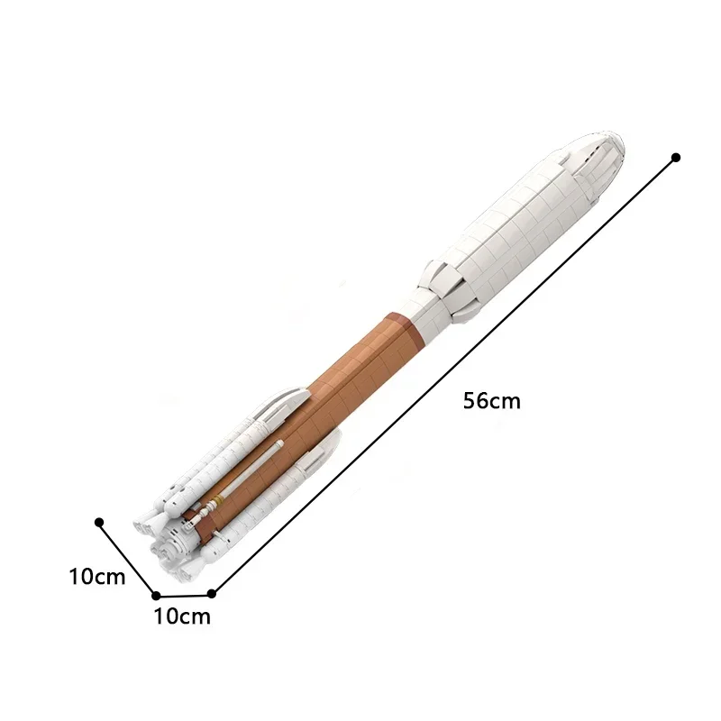 BuildMoc Ultimate Atlas V Saturn Scale Набор строительных блоков ракета Дельта IV тяжелый Марс