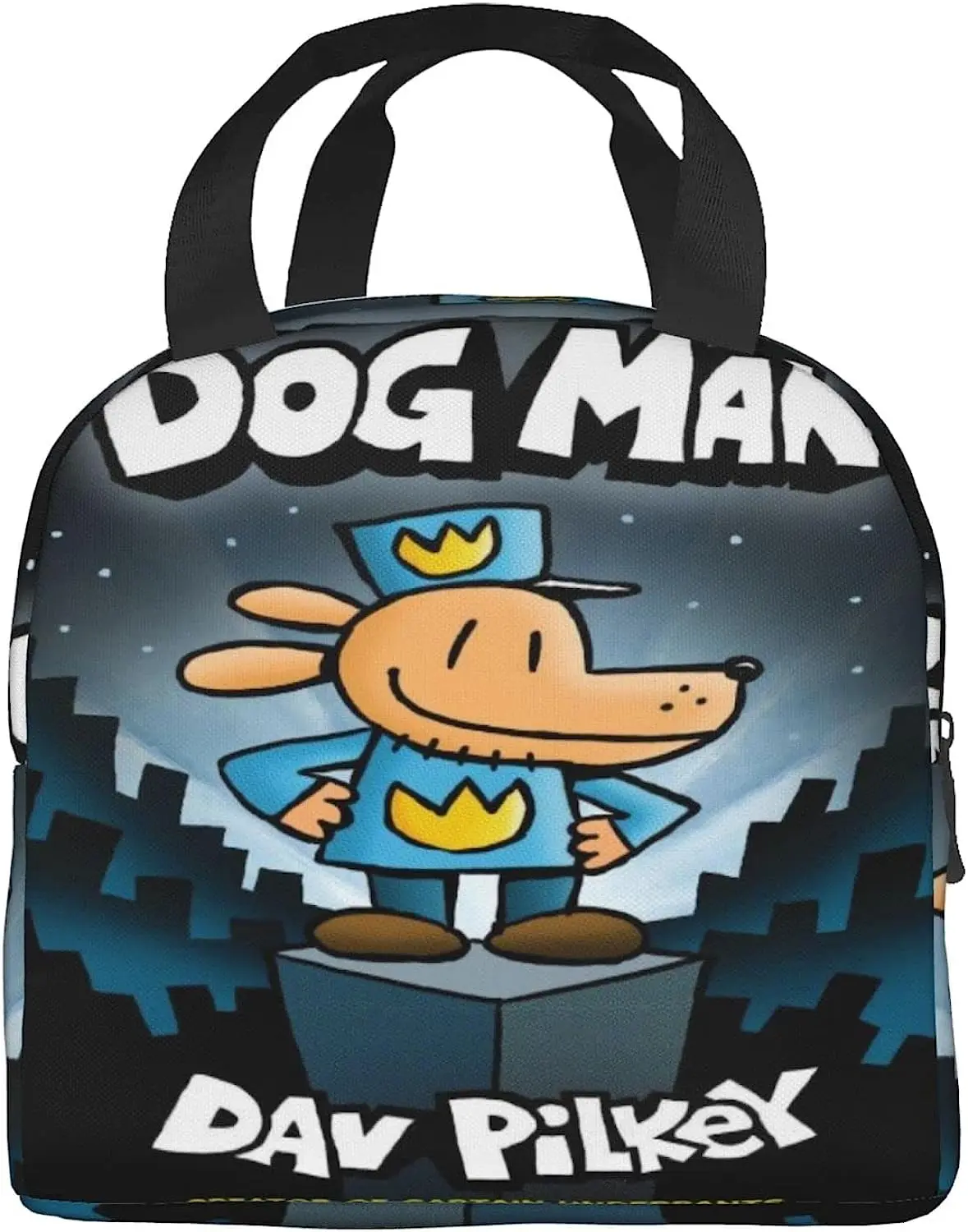 

Women's Men Portable Tote Reusable Insulated Large Capacity Box Dog Tote Bag Work Sports Lunches Travel