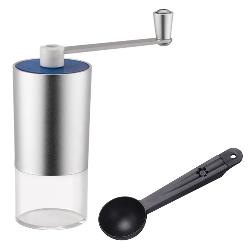 

Manual Coffee Grinder with Ceramic Conical Burrs,Hand Coffee Mill. Cleaning Brush,Crank Ceramic Grinders for Home,Office