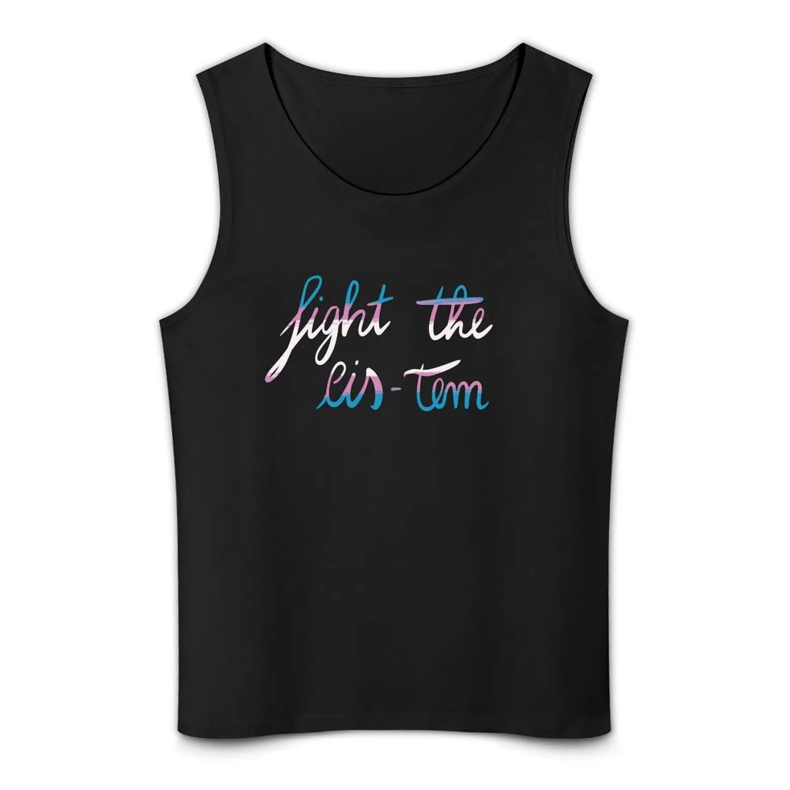 Борьба cistem cis-tem trans флаг майка аниме тренажерный зал мужской мужская спортивная