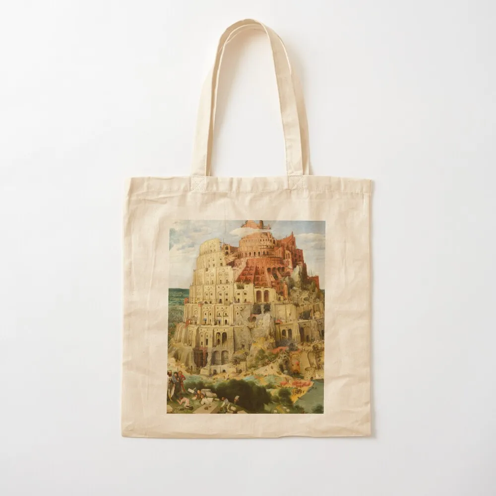 Pieter Bruegel the Elder The Tower of Babel (Венна) Большая сумка Женская Холщовая на заказ