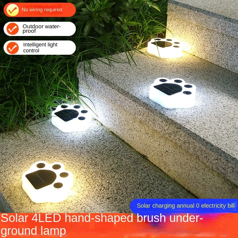 

20LED Solar Power Disk Light Outdoor Garden Solar Underground Light Deck Light Spotlight Buried Solar Led Lamp Garden Decoration