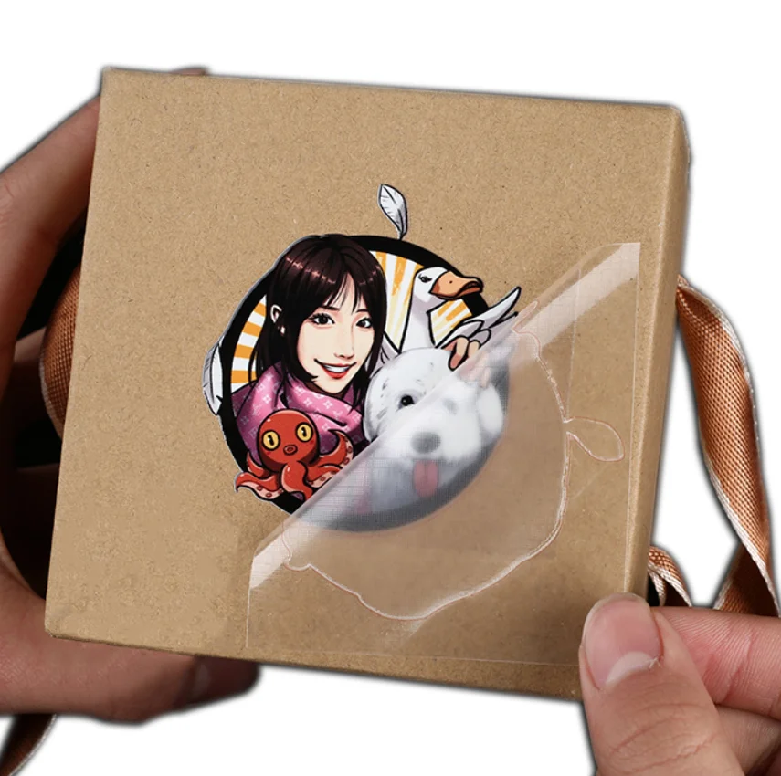 

Packaging Box Sticker Transfer UV Sticker Label Colorful Printing Bottle Decal