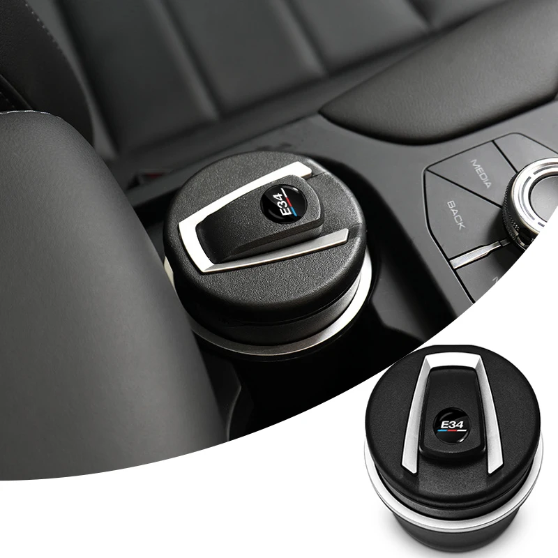 

1pcs Car Styling Flame Retardant LED Light Ashtray for BMW E46 E39 E92 E90 E60 M5 E36 F30 X5 F10 F20 E30 E61 Z4 X2 X3 X4 X5 X6