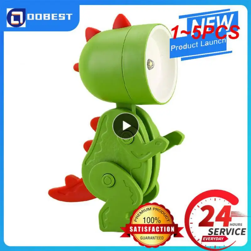 

1~5PCS Cartoon Pet Reading Light Rechargeable Usb Lamp High Quality Child Gift Night Light Hot Mini Dinosaur Led Lamp Creative