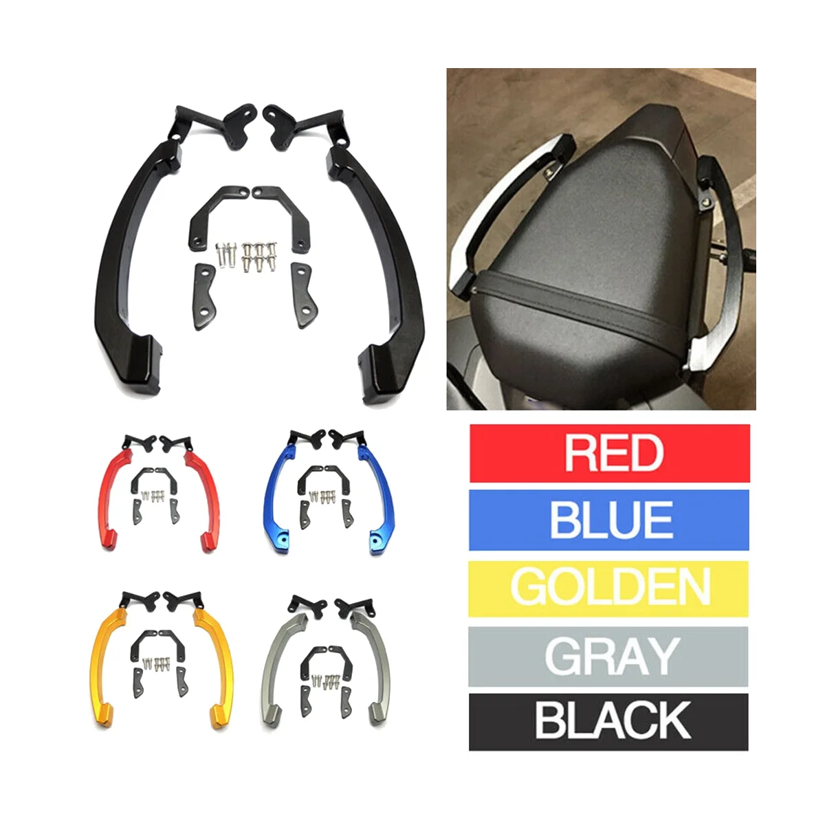 Задний подлокотник для мотоцикла задний аксессуары Mt07 E